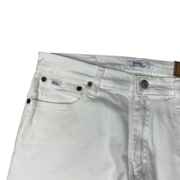 Polo Ralph Lauren Boys Sullivan Slim Stretch Jean White Easter Size 20 - Picture 3 of 6